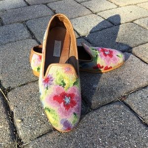 Katha Diddel NY needlepoint Shoes